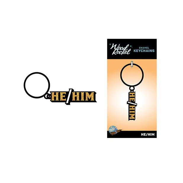 He/Him Keychain - Keychains