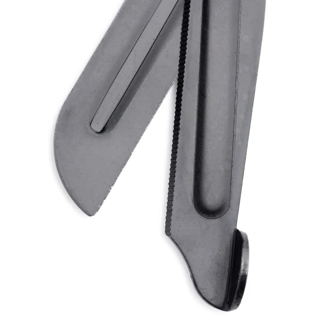 Heavy duty bondage scissors: Pair of metal tweezers or forceps with curved tips