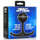 Heavy Hitters Plug Small / Black Heavy Hitters Round Premium Silicone Weighted Anal Plug at the Haus of Shag