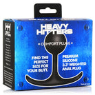 Heavy Hitters Plug Small / Black Heavy Hitters Round Premium Silicone Weighted Anal Plug at the Haus of Shag