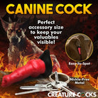 Hell Hound Mini Dildo Key Chain - Misc