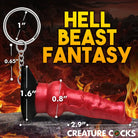 Hell Hound Mini Dildo Key Chain - Misc