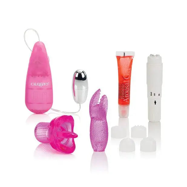 CalExotics Stimulators Her Clit Kit - Multi Color at the Haus of Shag