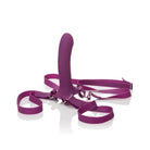 Her Royal Harness Me2: Purple Vibrating Strap-On Device with Strap by CalExotics