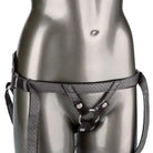 Her Royal Harness The Regal Princess Pewter: Elegant leather strap-on for enhanced play