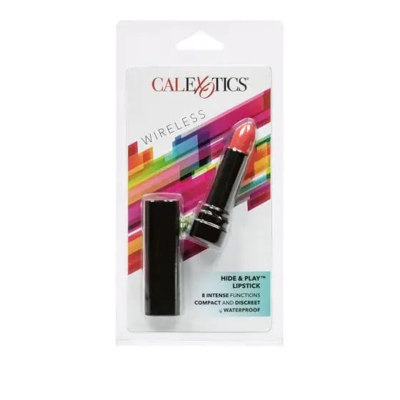 CalExotics Vibrator Hide & Play Lipstick Red at the Haus of Shag