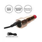 CalExotics Stimulators Hide & Play Rechargeable Lipstick - Red at the Haus of Shag