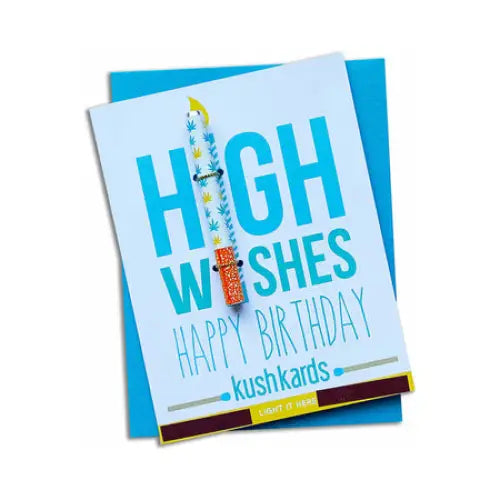 High Wishes Birthday One Hitter Kard - Party Supplies