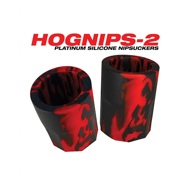 Hognips-2 Red/Black - Nipple Clamp