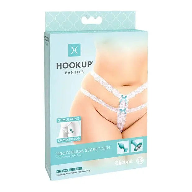 Hookup Panties Lingerie & Clothing One Size Fits Most (Queen) Hookup Panties Secret Gem at the Haus of Shag