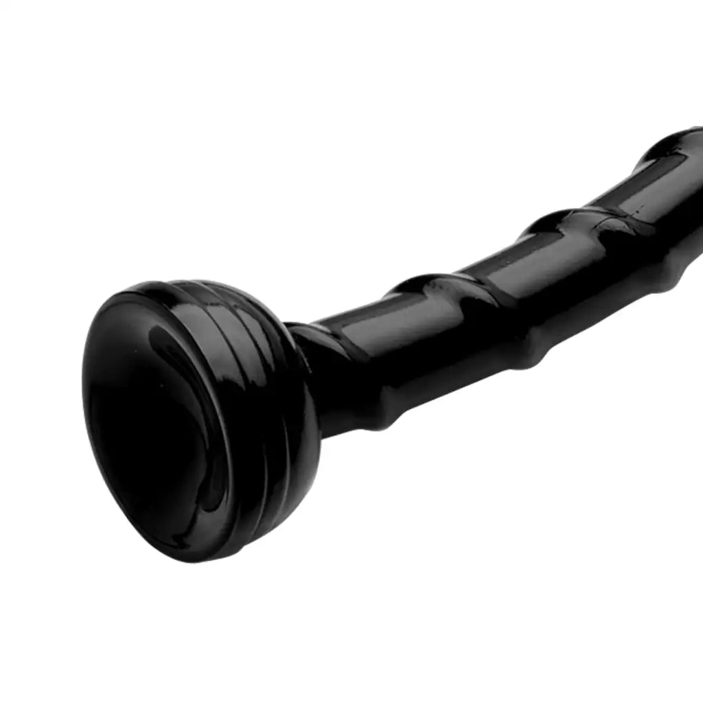 Black curtain rod with 18 inches swirl anal decorative finial end from Hosed