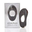 The original black silicon ring from Hot Octopuss ATOM PLUS Dual Motor Rechargeable Cock Ring