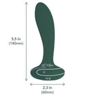 Diagram of Hot Octopuss PleX with Flex Rechargeable Dual-Motor Butt Plug + Remote