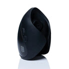 Hot Octopuss Pulse Solo Interactive in sleek black, egg-shaped design with curved opening