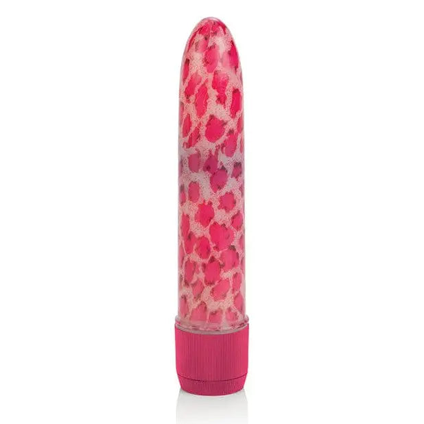 CalExotics Vibrator Houston's Pink Leopard Vibe 4.25" Dildo at the Haus of Shag