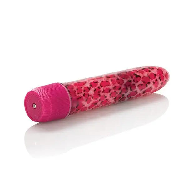 CalExotics Vibrator Houston's Pink Leopard Vibe 4.25" Dildo at the Haus of Shag