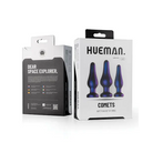 Hueman Comets Butt Plug Set Of 3 - Purple - Butt Plug