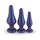 Hueman Comets Butt Plug Set Of 3 - Purple - Butt Plug