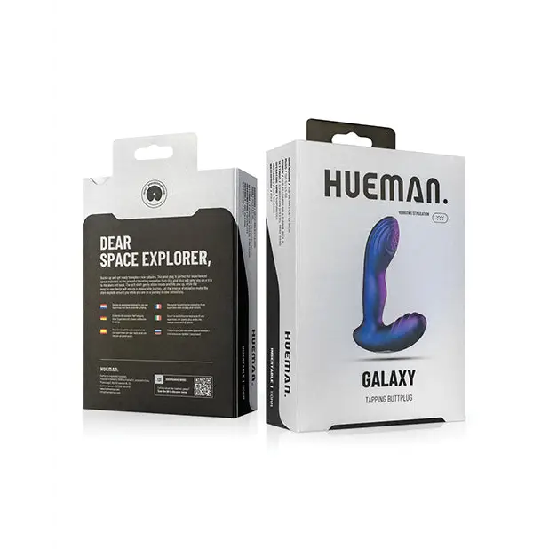 ’hueman Galaxy Tapping Butt Plug - Purple - Anal Products