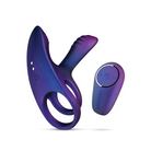 ’hueman Infinity Ignite Vibrating Cock Ring - Purple - Penis Enhancement