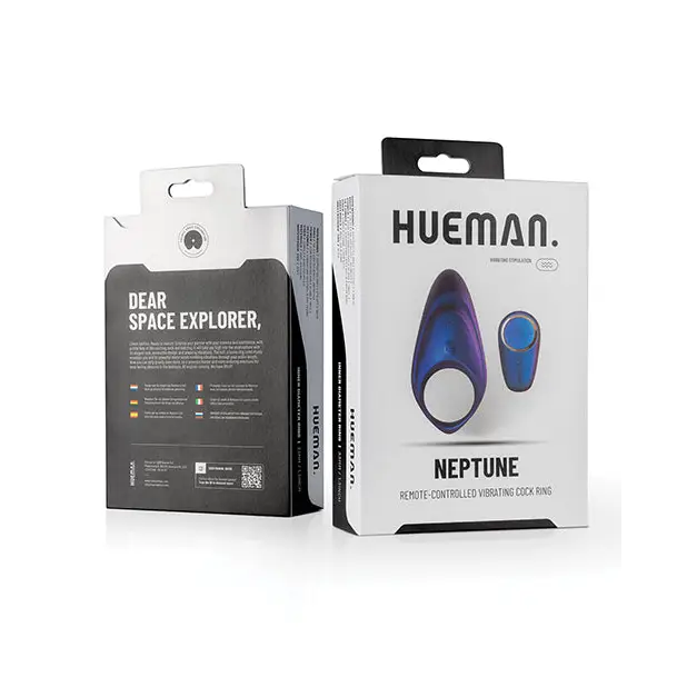 Hueman Neptune Vibrating Cock Ring - Purple - Cock Ring