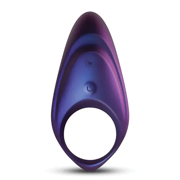 Hueman Neptune Vibrating Cock Ring - Purple - Cock Ring