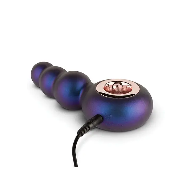 Hueman Outer Space Vibrating Anal Plug - Purple - Powered Butt Plug