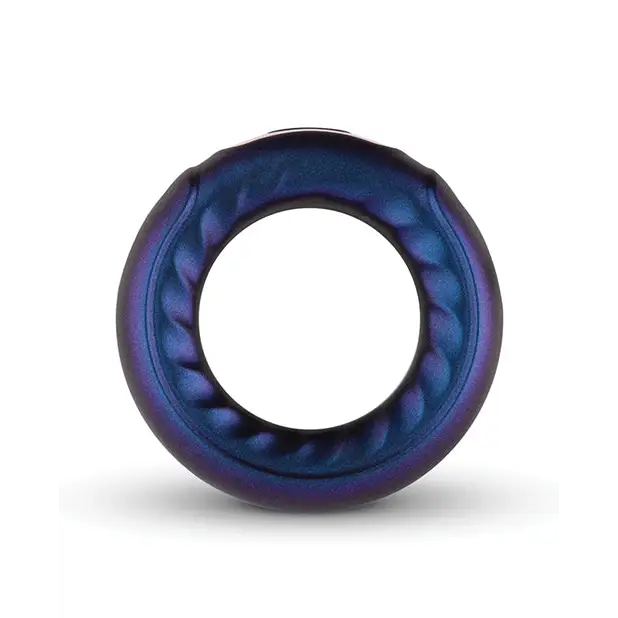 Hueman Saturn Vibrating Cock/ball Ring - Purple - Cock Ring