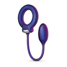 ’hueman Solar Cock Ring W/anal Ball - Purple - Penis Enhancement