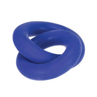 Hunkyjunk DUO linked cock/ball rings cobalt - Cock Ring