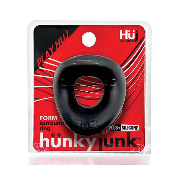 Hunkyjunk Form Surround Cockring Clear Ice - Cock Ring