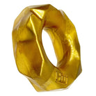 Hunkyjunk Fractal Tactile Cockring Clear Ice - Gold - Cock Ring