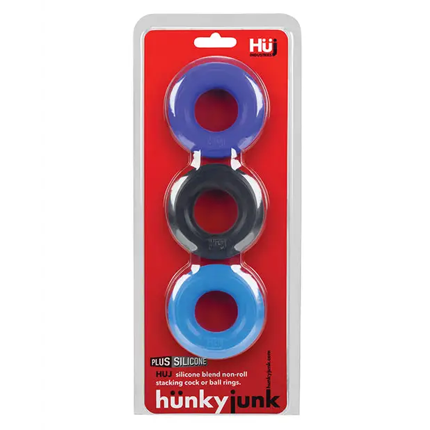 Hunkyjunk HUJ3 3-pack c-ring - Cock Ring