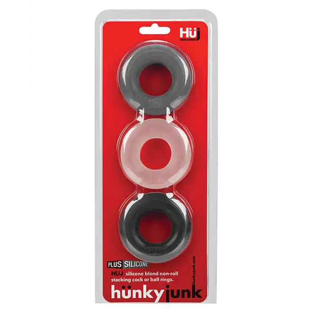 Hunkyjunk HUJ3 3-pack c-ring - Cock Ring