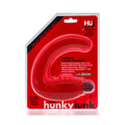 Hunkyjunk Hummer Vibe Prostate Pegger - Red - Powered Butt Plug