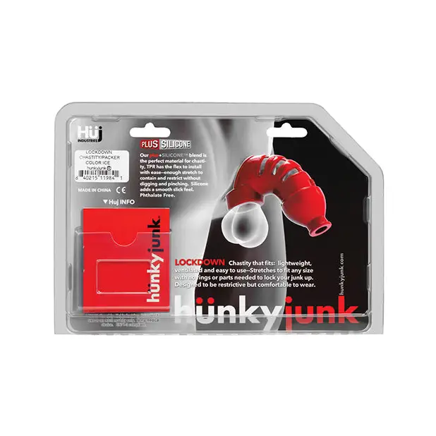 Hunkyjunk LOCKDOWN chastity cobalt - Cock Cage