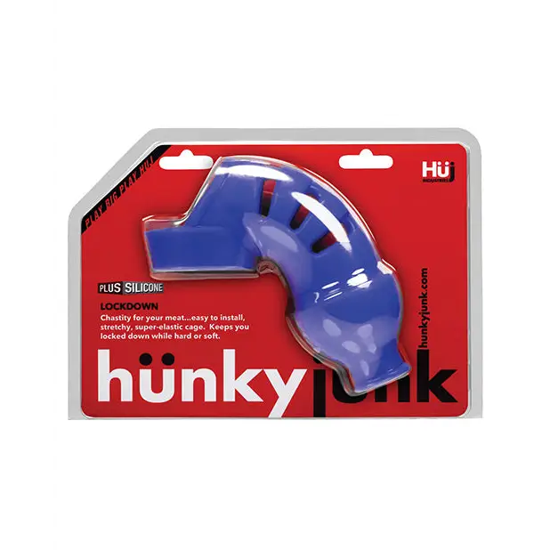 Hunkyjunk LOCKDOWN chastity cobalt - Cock Cage