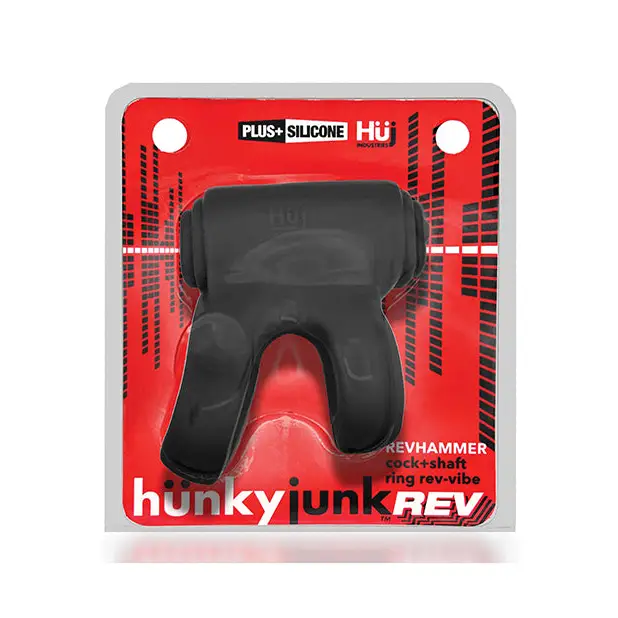 Hunkyjunk Revhammer Cock & Shaft Ring with Bullet Vibrator - Cock Ring