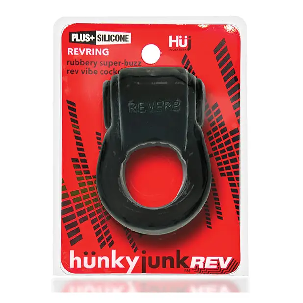 Hunkyjunk Revring Cockring with Bullet Vibrator - Cock Ring