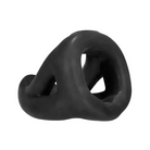 Hunkyjunk SLINGSHOT 3 ring teardrop - Black - Cock Ring