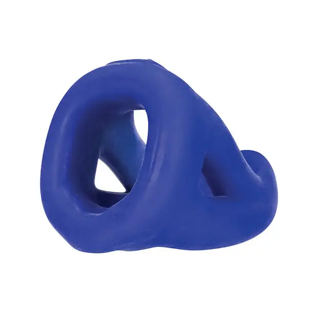 Hunkyjunk SLINGSHOT 3 ring teardrop - Blue - Cock Ring