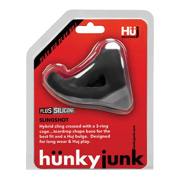 Hunkyjunk SLINGSHOT 3 ring teardrop - Cock Ring