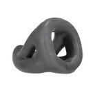 Hunkyjunk SLINGSHOT 3 ring teardrop - Gray - Cock Ring