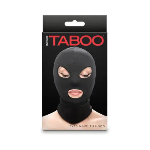 Hustler Taboo Eyes&Mouth Hood Black - Black - Hood