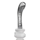 Icicles Dongs & Dildos Icicles No. 88 Hand Blown Glass G-spot Massager W/suction Cup -  Clear at the Haus of Shag