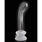 Icicles Dongs & Dildos Icicles No. 88 Hand Blown Glass G-spot Massager W/suction Cup -  Clear at the Haus of Shag