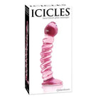 Icicles Dongs & Dildos 28 Icicles No.Hand Blown Glass - Clear W/ridges at the Haus of Shag