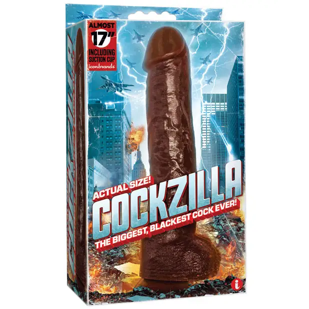 Icon Male Cockzilla - Black - Dongs & Dildos