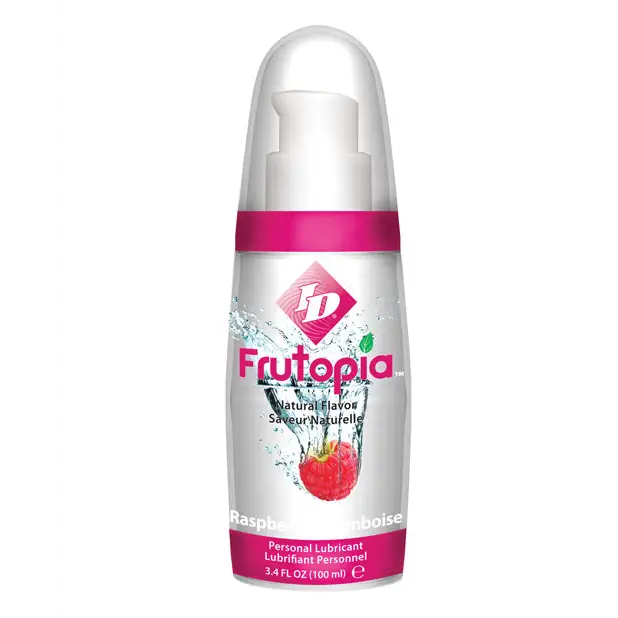 ID Frutopia Flavored Water Based Lube - Raspberry / 3.4 oz. - Water Based Lubricant