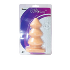 Pink plastic Christmas tree with base showcased with Ignite Bump Plug X Large